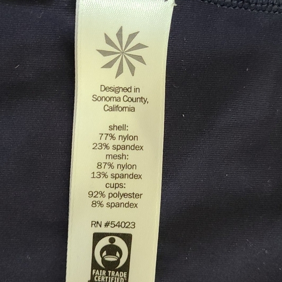 Athleta Ace Racer Tank Navy Small - Picture 5 of 6